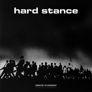 Hard Stance - foundation: discography grey marbled LP+DLC