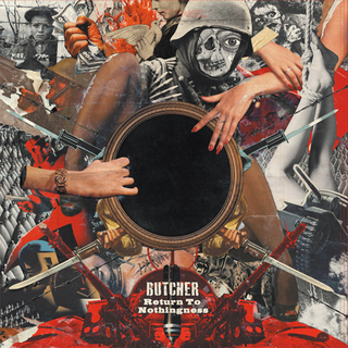 Butcher - return to nothingness grey marbled LP