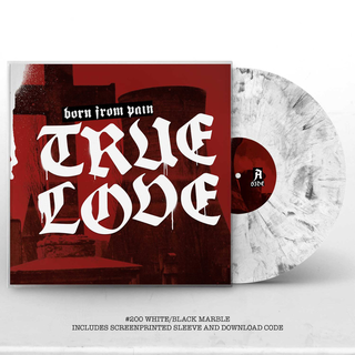 Born From Pain - true love ltd. white marbled LP+DLC