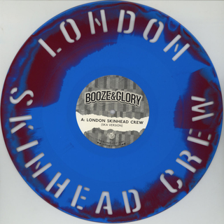 Booze & Glory - london skinhead crew claret blue swirl 12
