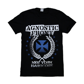 Agnostic Front - Blue Iron Cross T-Shirt black M