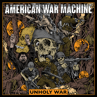 American War Machine - unholy war gold LP(cut-out)