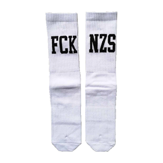 FCK NZS - Logo Socks white