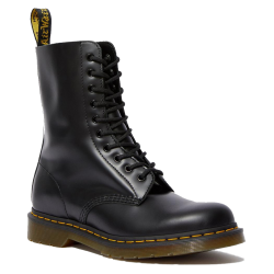 Dr. Martens 1461 Black Smooth DMC SM B 3 Eye Shoe Smooth Gelbe Naht 169 99