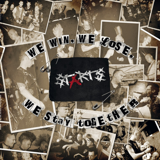 Starts - We Win, We Lose, We Stay Together red black splatter one-sided etched 12