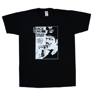 Black Flag - Police Story T-Shirt black