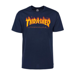 Thrasher - Flame T-Shirt navy