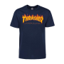 Thrasher - Flame T-Shirt navy