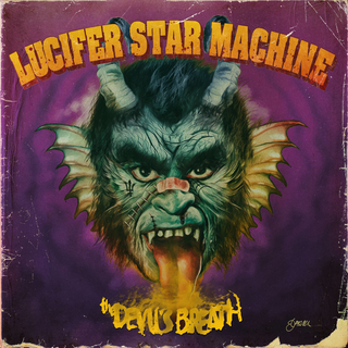Lucifer Star Machine - the devils breath ltd.deluxe red yellow splatter LP