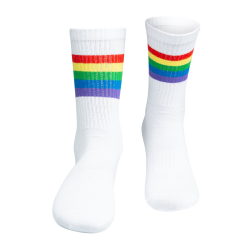 Sixblox. - Pride Socks White