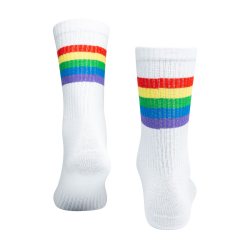 Sixblox. - Pride Socks White