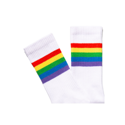 Sixblox. - Pride Socks White