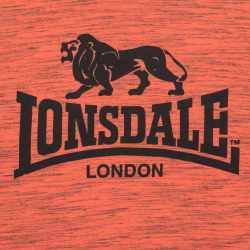 Lonsdale - Gargrave T-Shirt Marl Orange/Black