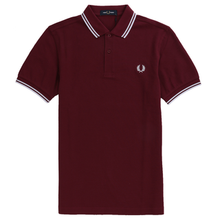 Fred Perry - Twin Tipped Polo Shirt M3600 port/white/white 122