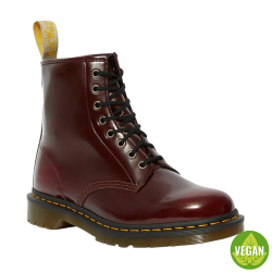 Dr. Martens - VEGAN 1460 cherry red oxford rub off 8-eye...