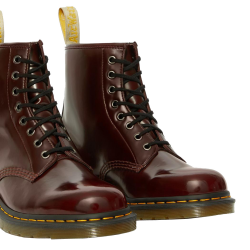 Dr. Martens - VEGAN 1460 cherry red oxford rub off 8-eye...