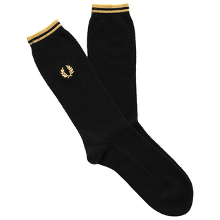 Fred Perry -Tipped Socks C7170 black/champagne 157