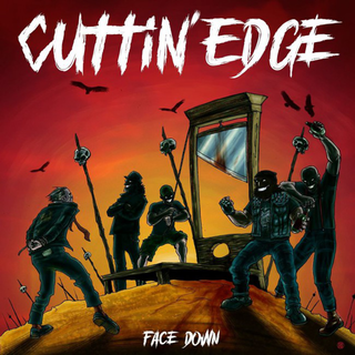 Cuttin Edge - face down clear orange LP