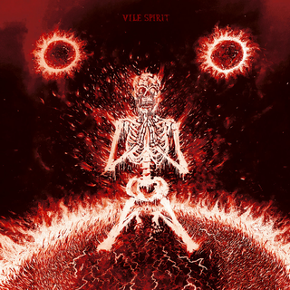 Vile Spirit - scorched earth red black splatter LP+DLC