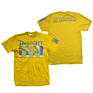 Insight - end the cruelty (yellow)