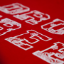 Drug Free - Logo T-Shirt red