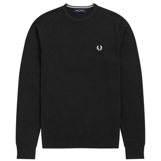 Fred Perry - Classic Crew Neck Jumper K9601 black 102 S