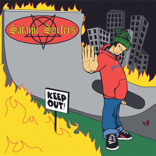Satanic Surfers - Keep Out! black LP