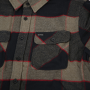 Brixton - Bowery L/S Flannel Longsleeve Shirt heather grey/charcoal